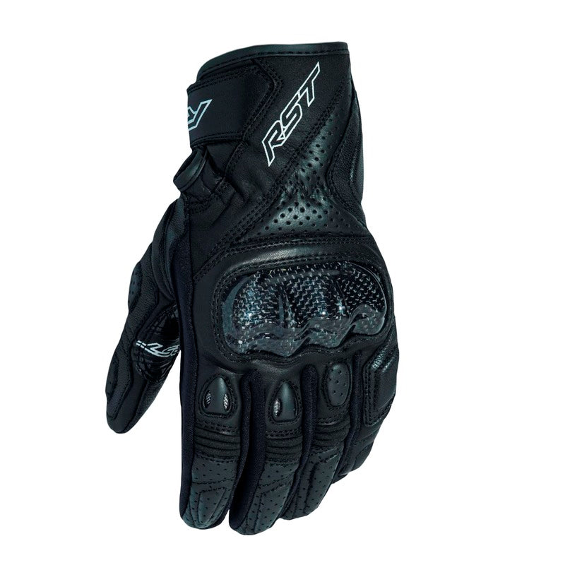 RST Stunt III CE Motorcycle Gloves   - Black