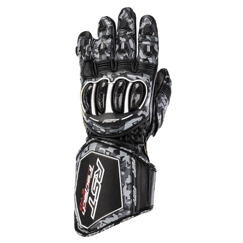 RST Tractech Evo-4 CE Race Gloves - Black Camo
