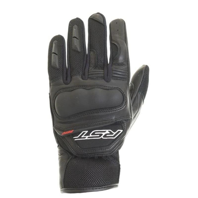 RST Urban Air CE Black Vented Ladies Motorcycle Gloves - Black