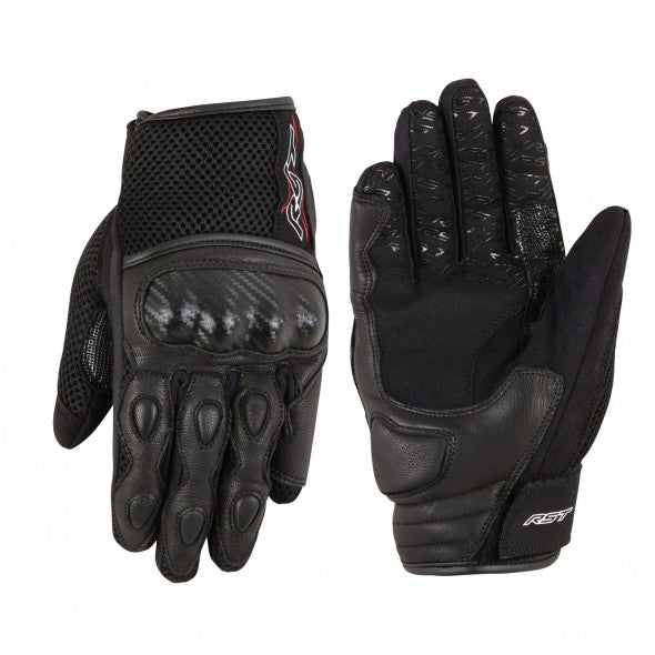 RST T-141 Air Mesh Motorcycle Gloves - Black