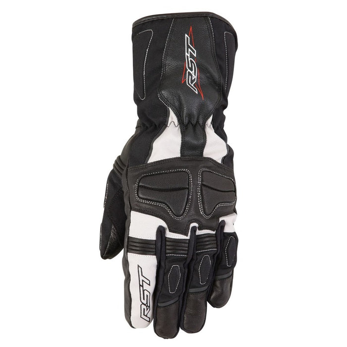 RST T145 Tour Waterproof Leather Motorcycle Gloves - Silver