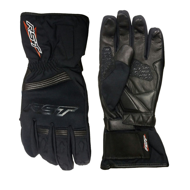 RST City T145 Waterproof Motorcycle Gloves - Black