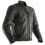 RST Hillberry TT CE Motorcycle Leather Jacket - Green