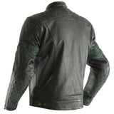 RST Hillberry TT CE Motorcycle Leather Jacket - Green