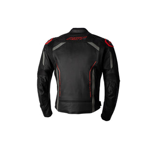 RST S-1 CE Leather Jacket - Black/Grey/Red