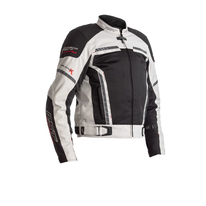 RST Ventilator-X CE Motorcycle Textile Jacket - Black/Silver