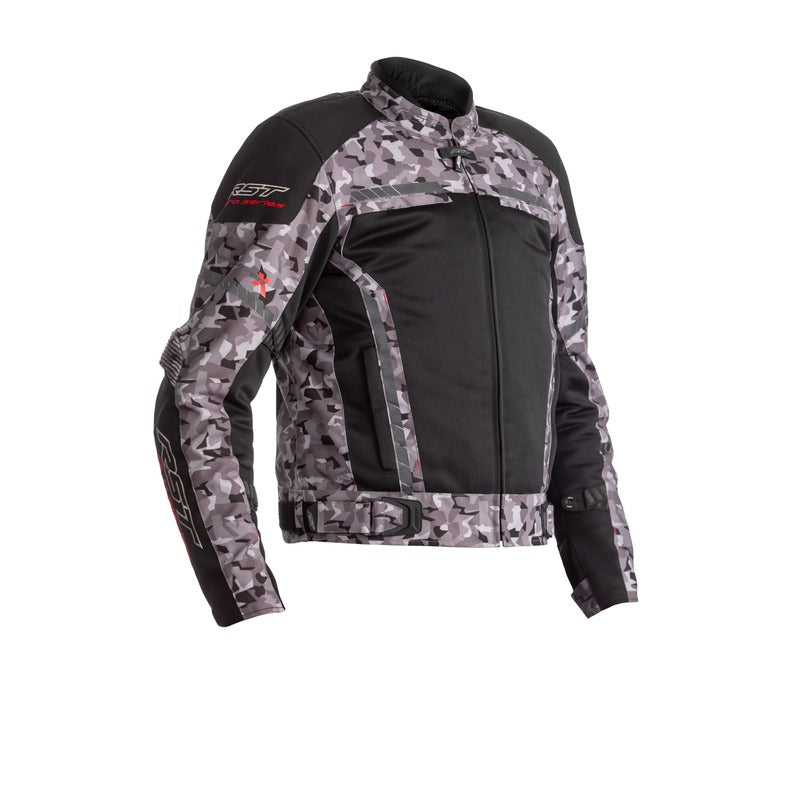 RST Ventilator-X CE Motorcycle Textile Jacket - Black/Camo