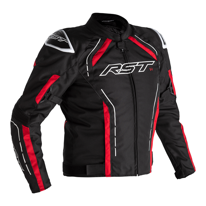 RST S-1 CE Sport Waterproof Jacket - Black/Red