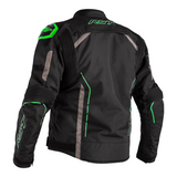 RST S-1 CE Sport Waterproof Jacket - Black/Flo Green