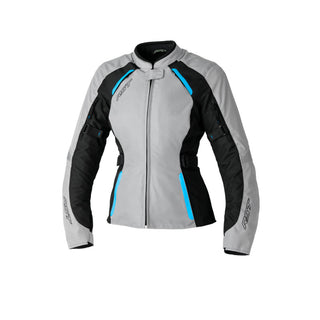 RST Ava CE Ladies Waterproof Jacket - Blue/Silver