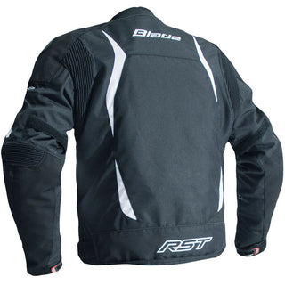 RST Blade Sport 2 Textile Motorbike Jacket Black/White - MotoHeaven