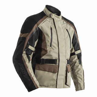 RST Rallye II Ce Waterproof Textile Motorcycle Jacket - Brown