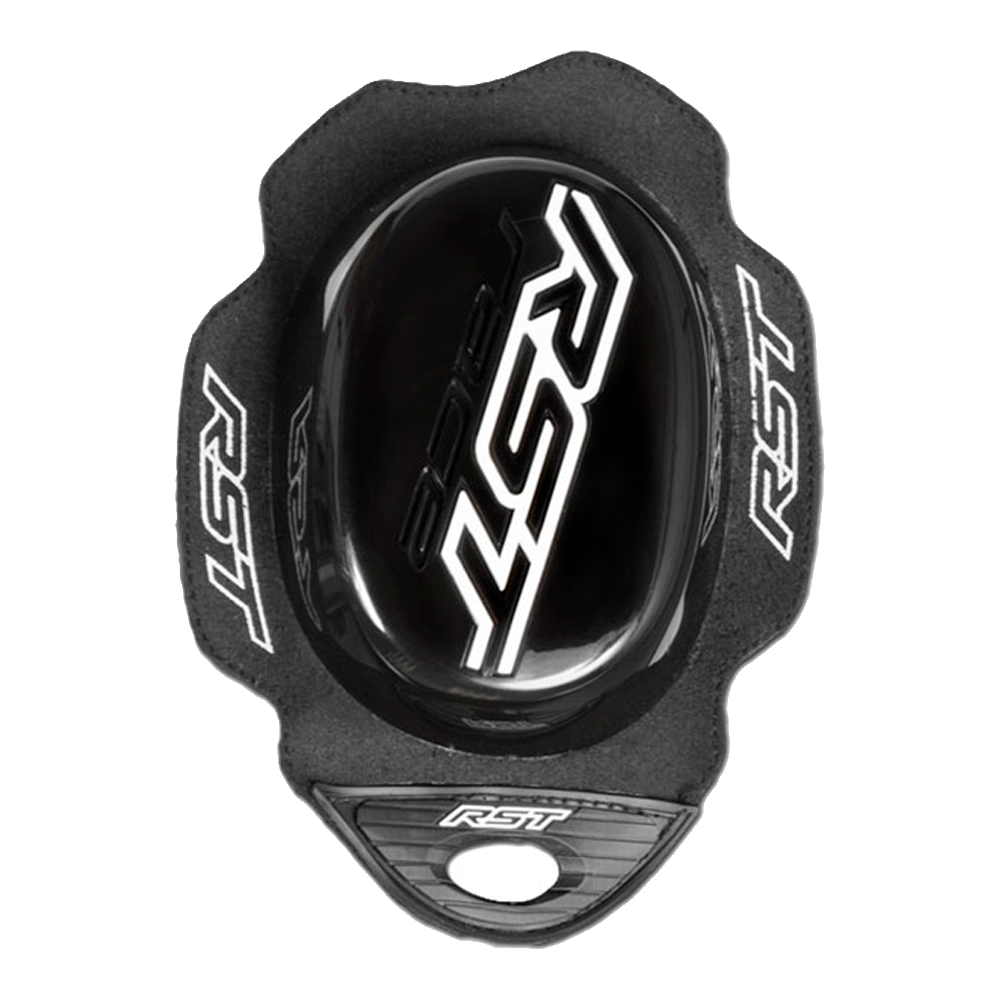 RST Factory Reverse Velcro Wet Motorcycle Knee Slider - Black