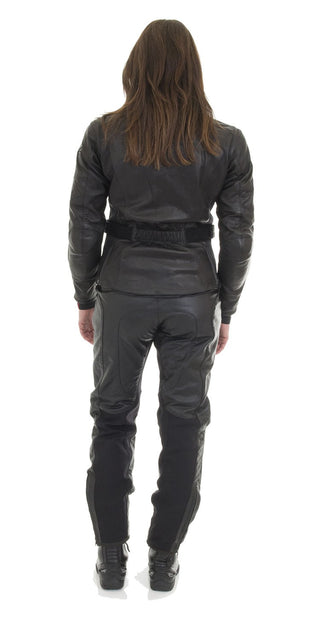 RST Madison II Leather Ladies Motorcycle Pants - Black