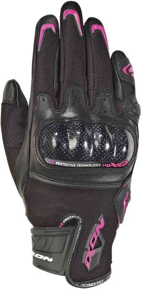 Ixon Rs4 Air Lady Gloves - Black/Fuchsia