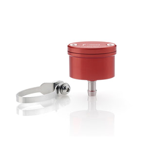 Rizoma Next Brake/Clutch Fluid Reservoir 20ml For BMW/Ducati/Honda/Kawasaki/KTM/Suzuki/Triumph/Yamaha - Red