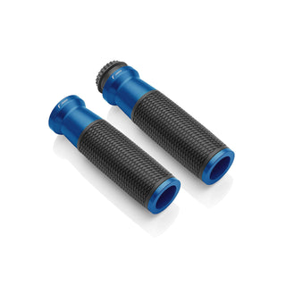 Rizoma Urlo 22mm Grips GR222U - Blue