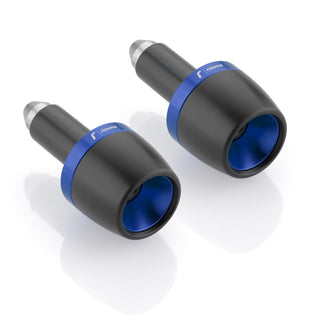 Rizoma 2color Conical Bar End Plug MA532U - Blue