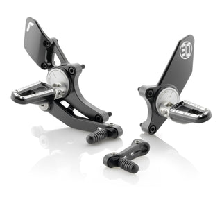 Rizoma EVO Rear Sets BMW PE413B - Black