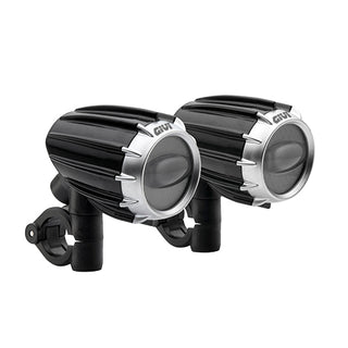 Givi S321 Anti-Fog  Motorcycle LED Lights Kit - Alloy/Black