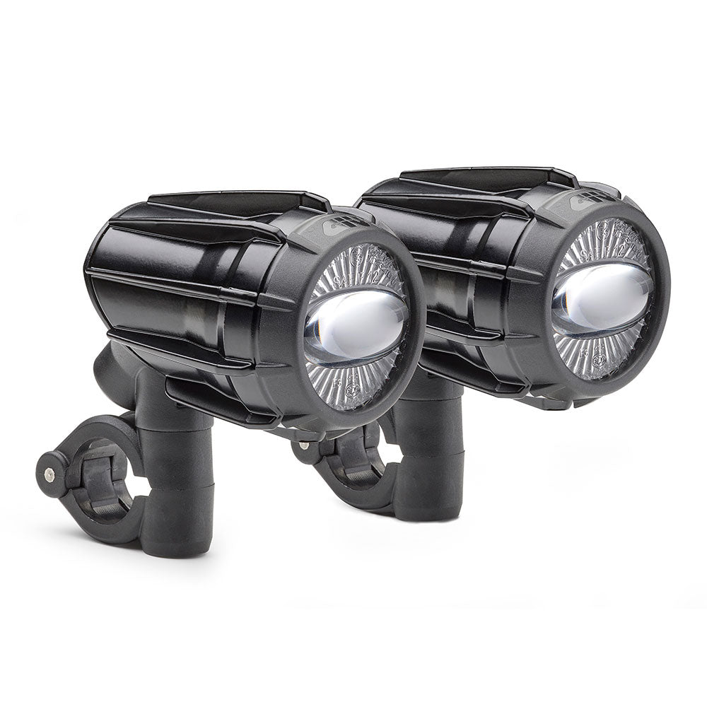 Givi S322 Anti-Fog  Motorcycle LED Lights Kit - Alloy/Black