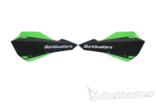 Barkbusters Sabre Mx/Enduro Handguard - Black With Deflectors In Green