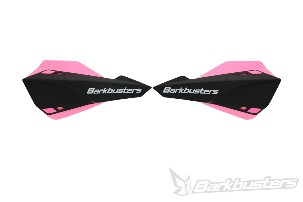Barkbusters Sabre Mx/Enduro Handguard - Black With Deflectors In Pink