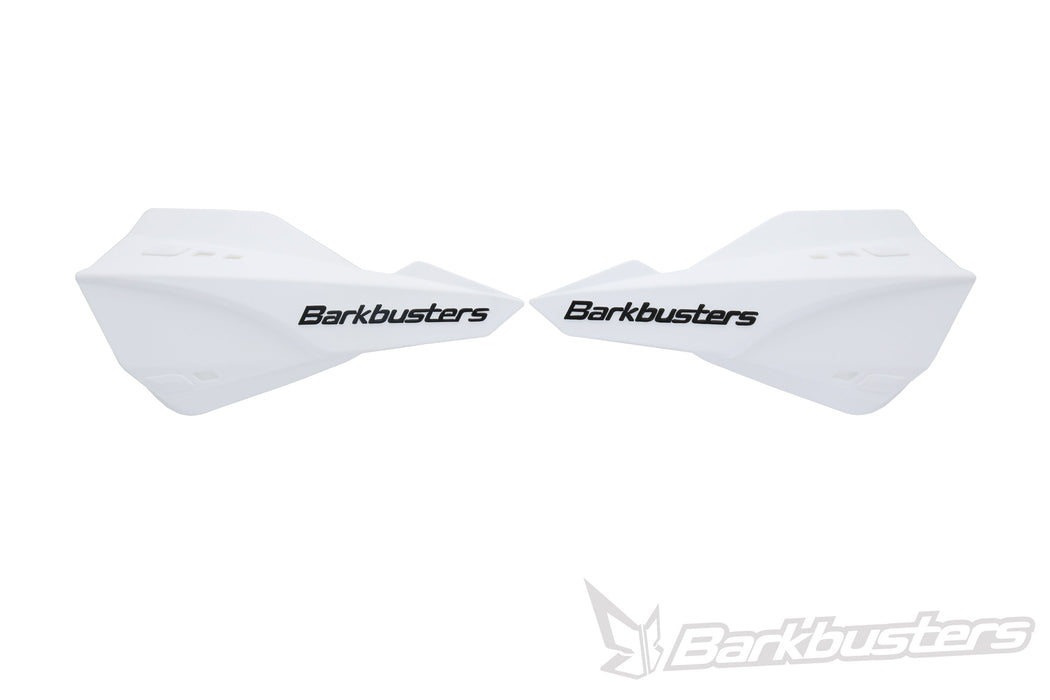 Barkbusters Sabre Mx/Enduro Handguard - White With Deflectors In White