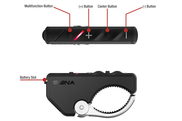 Sena RC4 4-Button Remote For Bluetooth Headset