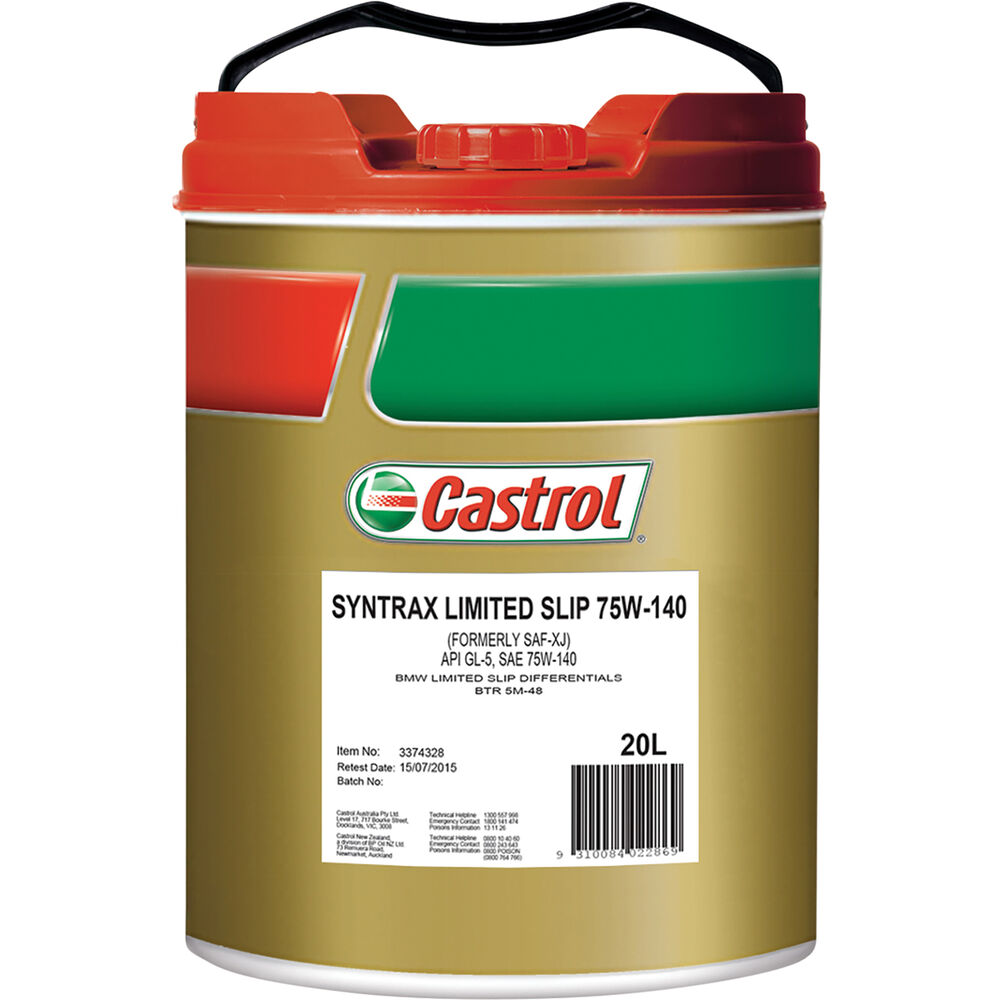 Castrol Syntrax 75W-140 Gear Oil 20 Litre