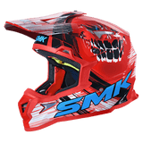 SMK Allterra Smiley (GL315) Helmet - Red White Blue