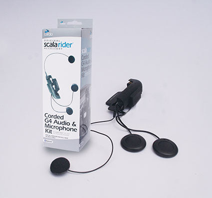 Scala Rider Cardo Audio/Mic Kit W/Corded Microphone For G4