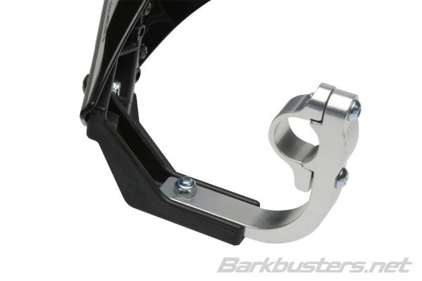 Barkbusters Storm Handguard - Single Point Clamp Mount 22mm - Black