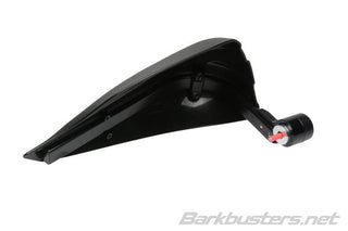 Barkbusters Storm Handguard - Single Point Bar End Mount Threaded - Black