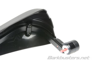 Barkbusters Storm Handguard - Single Point Bar End Mount Threaded - Black