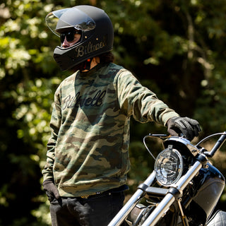 Biltwell Lane Splitter ECE Helmet - Factory Flat Black
