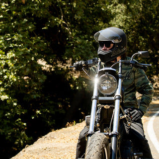 Biltwell Lane Splitter ECE Helmet - Factory Flat Black