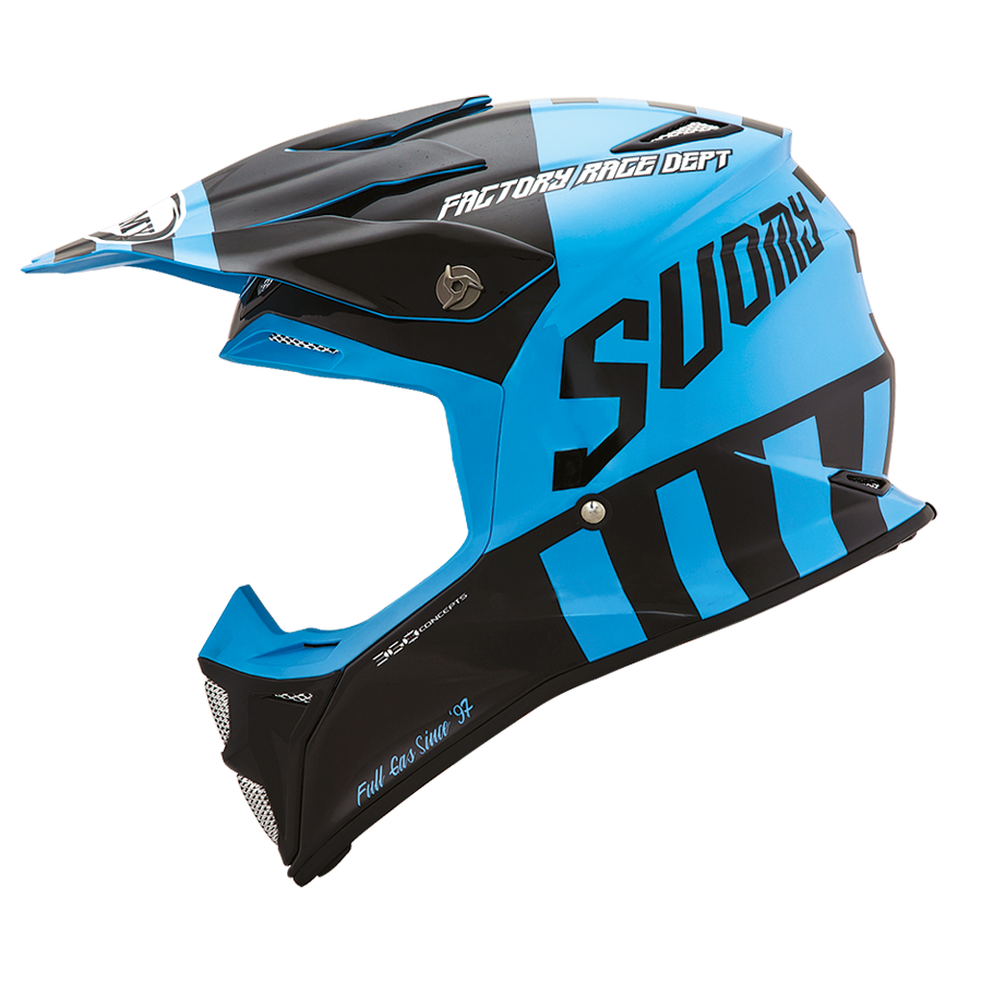 Suomy MX Speed Full Gas Helmet - Cyan Blue