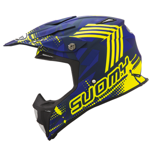 Suomy MX Speed Sergeant Matte Blue Yellow Fluro