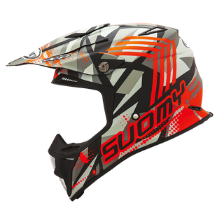 Suomy MX Speed Sergeant Matte Grey Orange Fluro