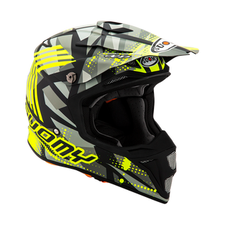 Suomy MX Speed Sergeant Matte Grey Yellow Fluro