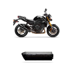 Two Brothers Racing Yamaha FZ8 (11-12) Black Slip-On Carbon Exhaust System