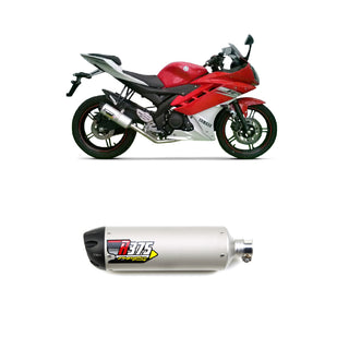 Two Brothers Racing Yamaha R15 (2014-) Black Slip-On Alloy Exhaust System