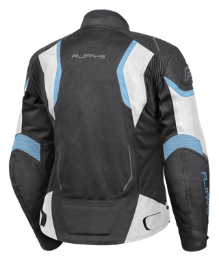 Rjays Swift III Ladies Jacket - Black/White/Light Blue