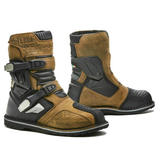 Forma Terra Evo Low Motorcycle Boots - Brown - MotoHeaven