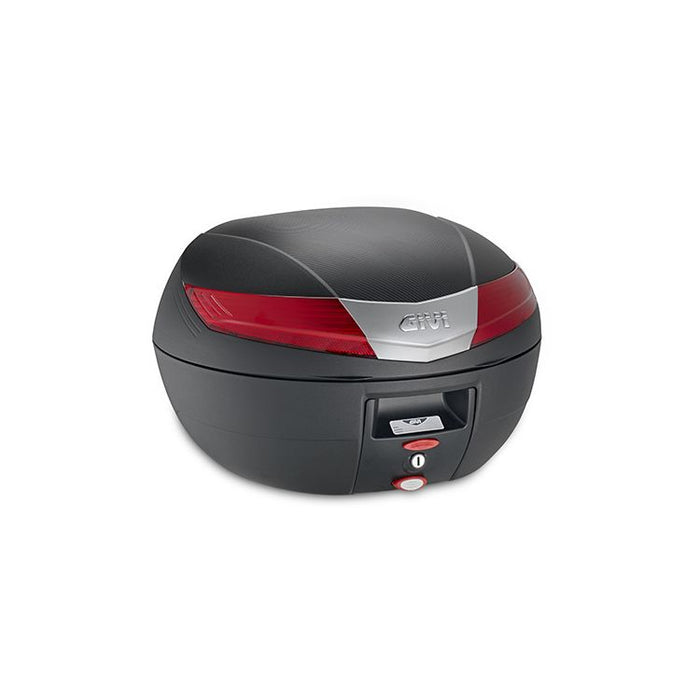 Givi Monokey 40 Litre Top-Case Black With Red Reflectors