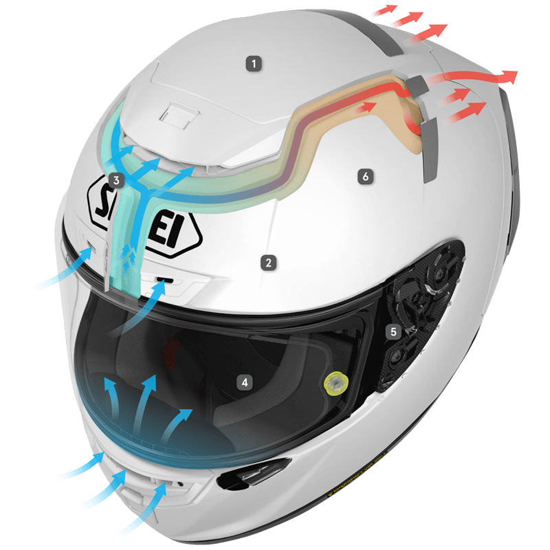 Shoei X Spirit III Helmet -Matt Black - MotoHeaven