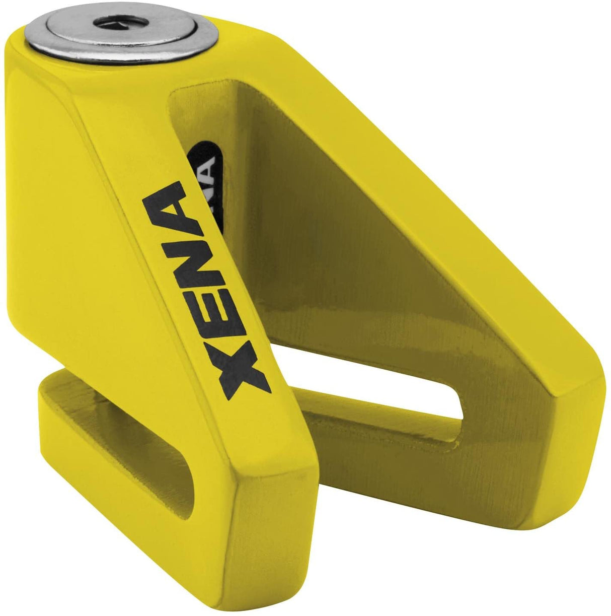 Xena X1 Motorcycle V Disc Lock - Yellow