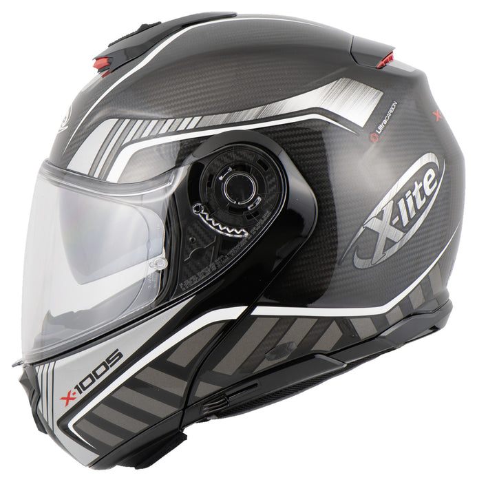 X-Lite X-1005UC Cheyenne Motorcycle Helmet - Carbon/White