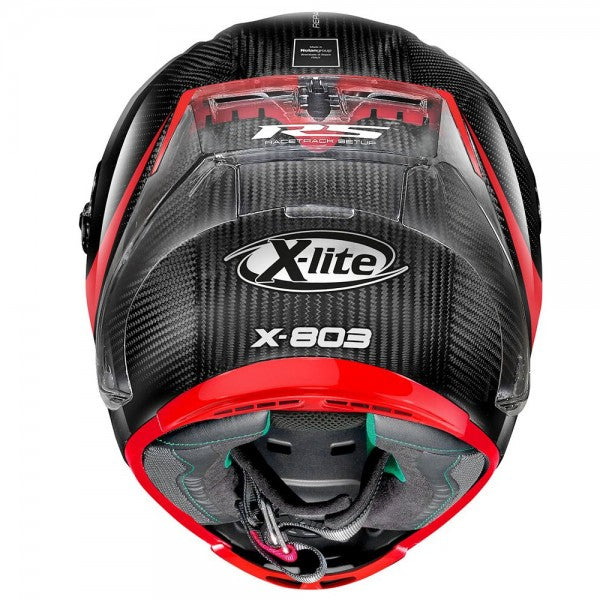 X-Lite X-803RS Ultra Carbon REPLICA Hot Lap 13 Helmet - Carbon Red